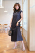 High Neck Sleeveless Long Knitted Casual Dresses